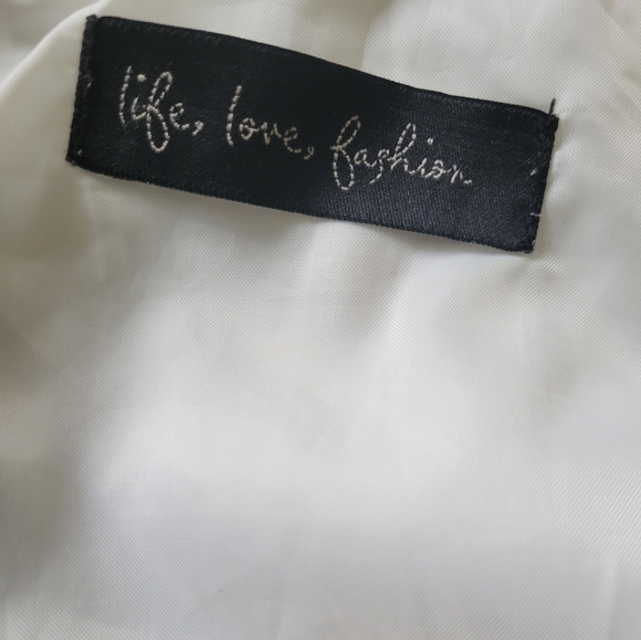 Life Love Fashion White Linen Dress Country Western Spring Summer Sizing Unknown - Picture 4 of 5